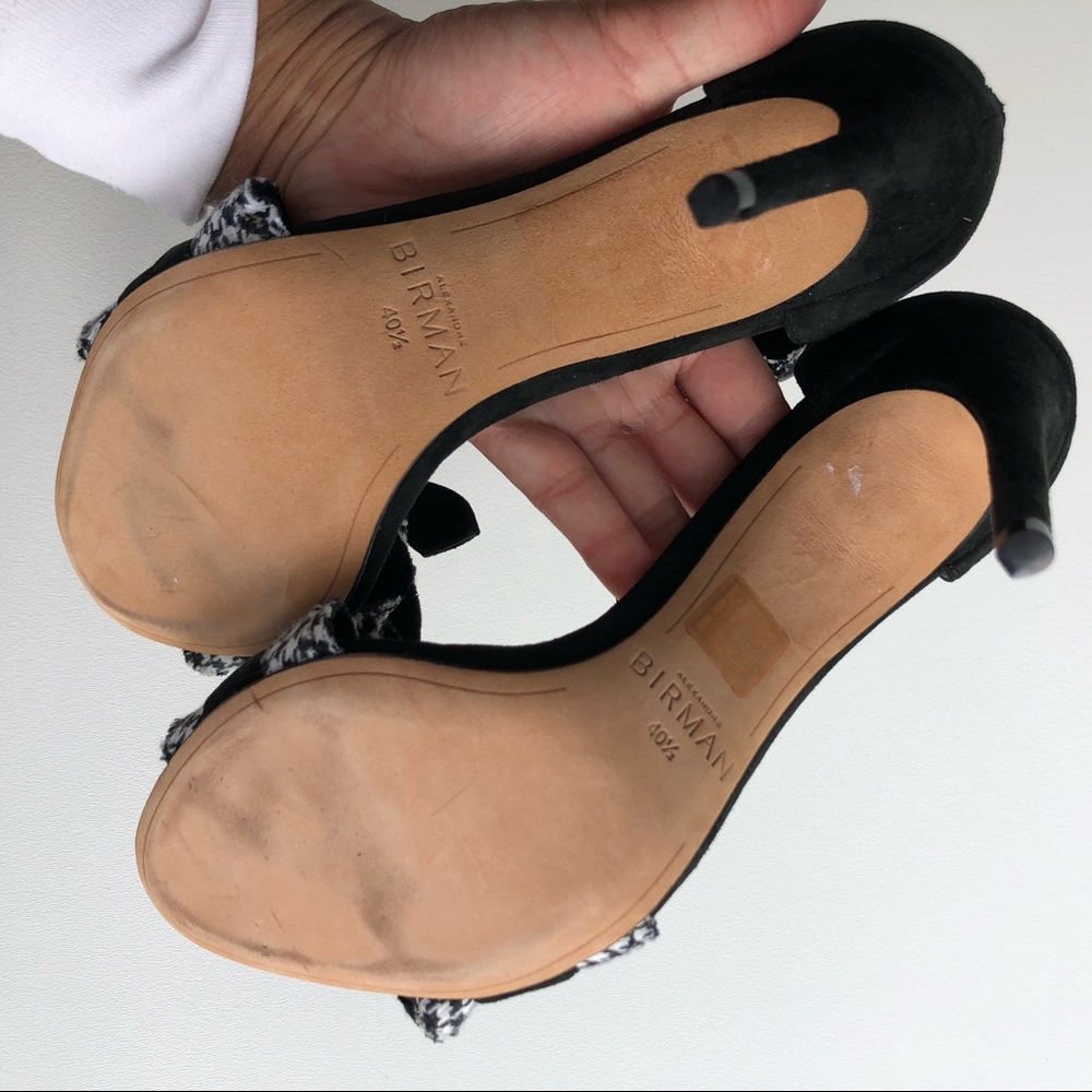 NEW Alexandre Birman Clarita Black Gingham Sandals - Picture 7 of 8